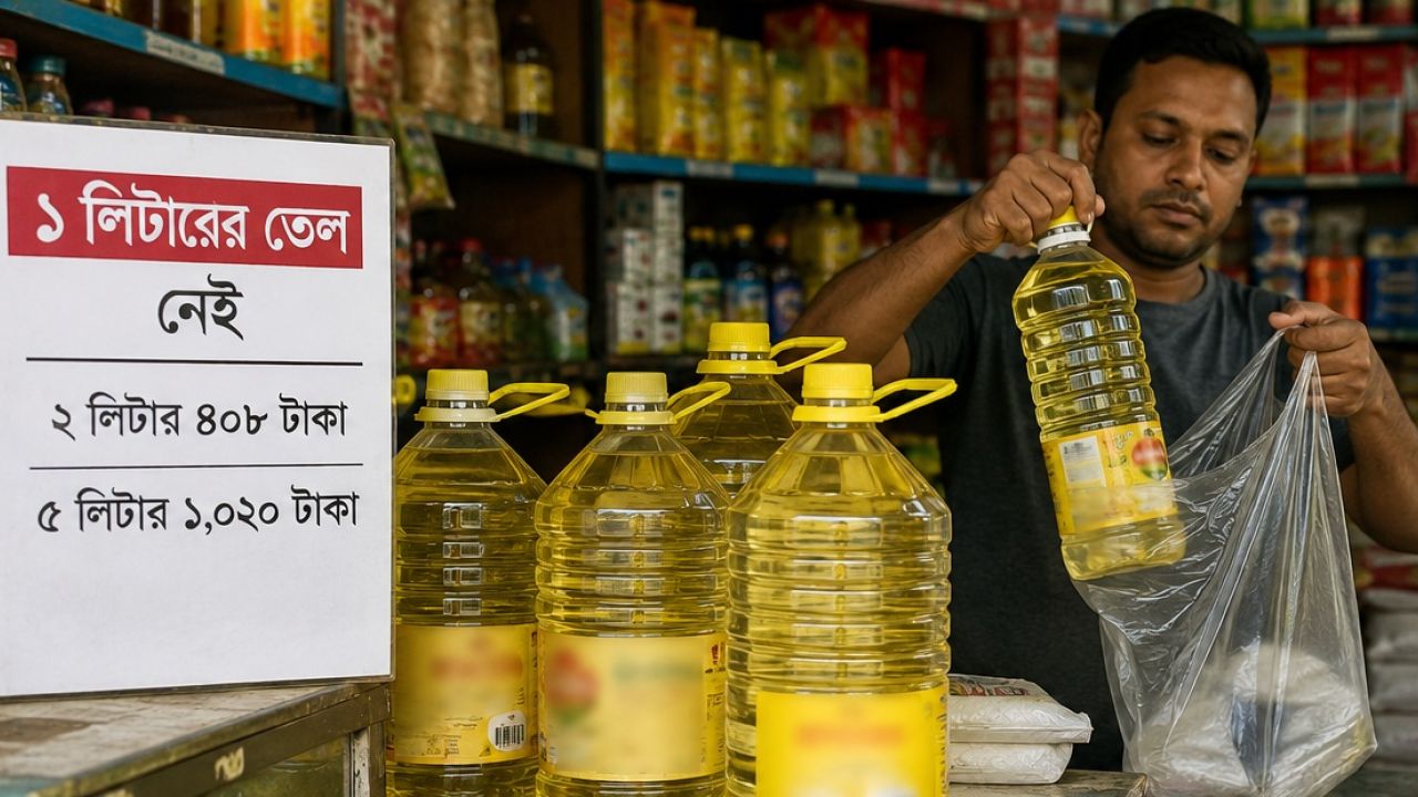 দাম বাড়ানোর পরও কমেনি সয়াবিন তেলের সংকট