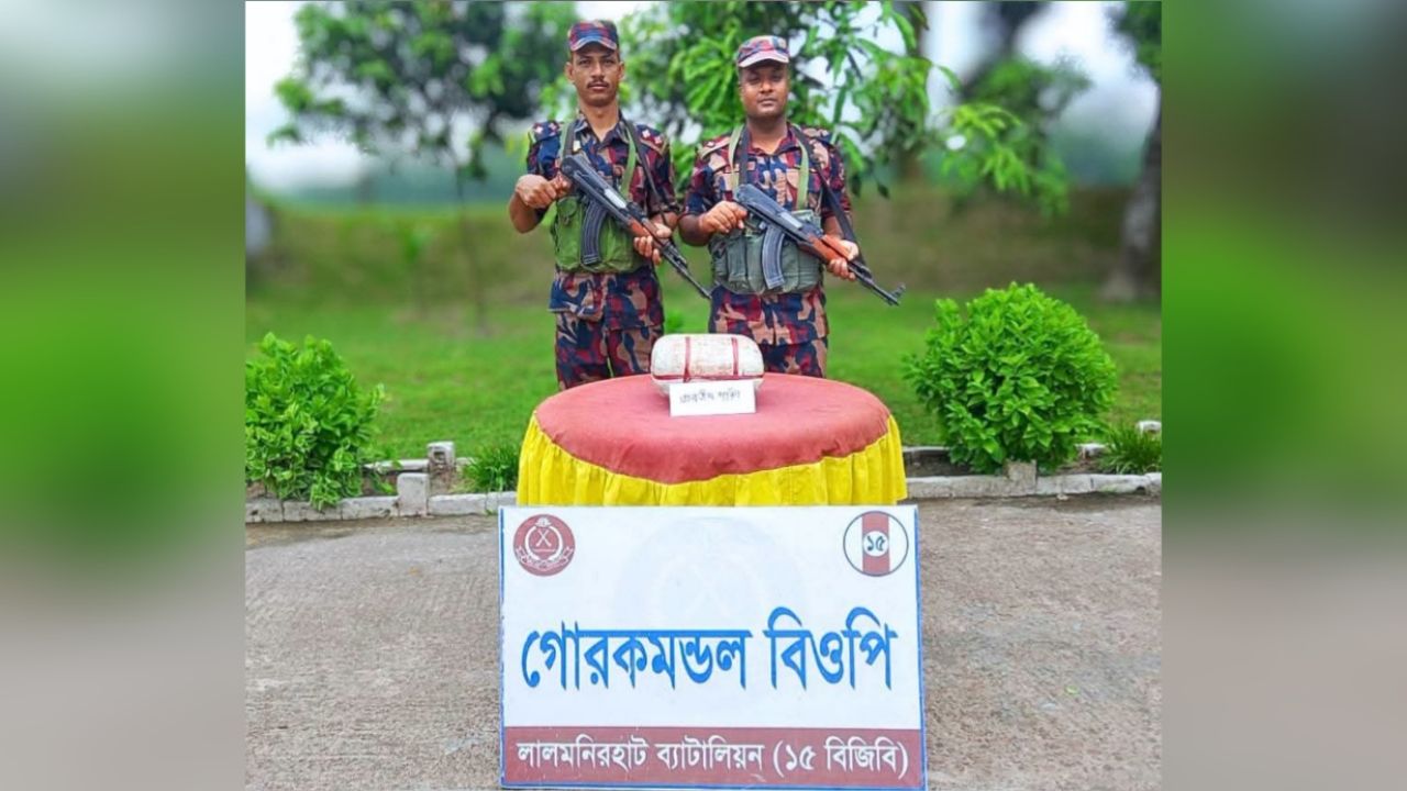 ফুলবাড়ী সীমান্তে বিজিবির পৃথক অভিযানে ফেয়ারডিল সিরাপ, গাঁজা ও মোটরসাইকেল জব্দ