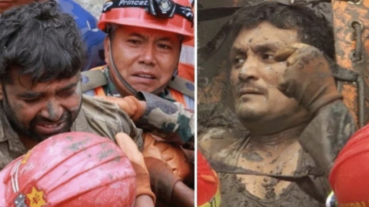 প্রবল স্রোত, কাদা আর অন্ধকার টানেলে ৯ দিন বেঁচে ছিলেন দুই নেপালি!