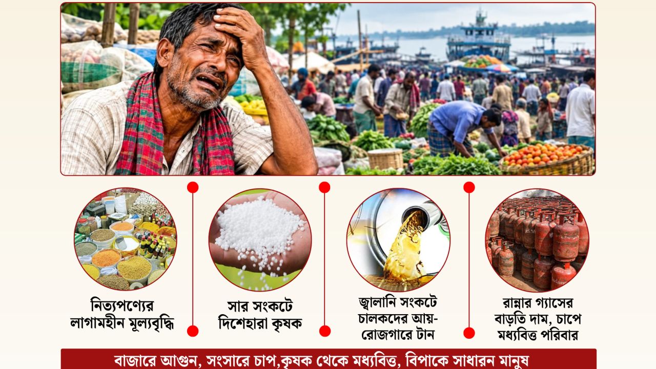 নীরব দুর্ভিক্ষে বিপর্যস্ত জনজীবন