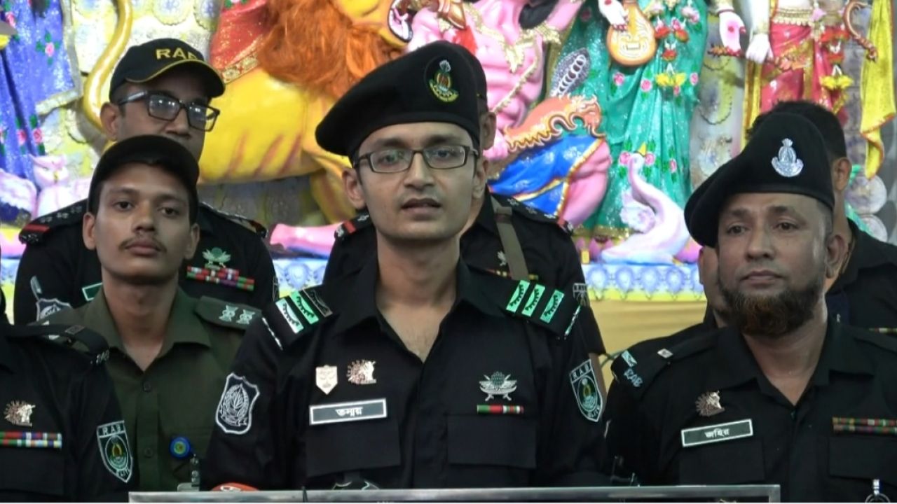 নাটোরে শারদীয় দুর্গাপূজা উপলক্ষে এসআরবি'র প্রেস ব্রিফিং